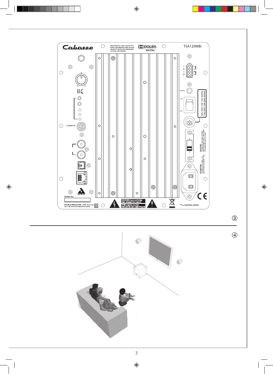 Tsa120wbi | Cabasse STREAM 3 User Manual | Page 3 / 36