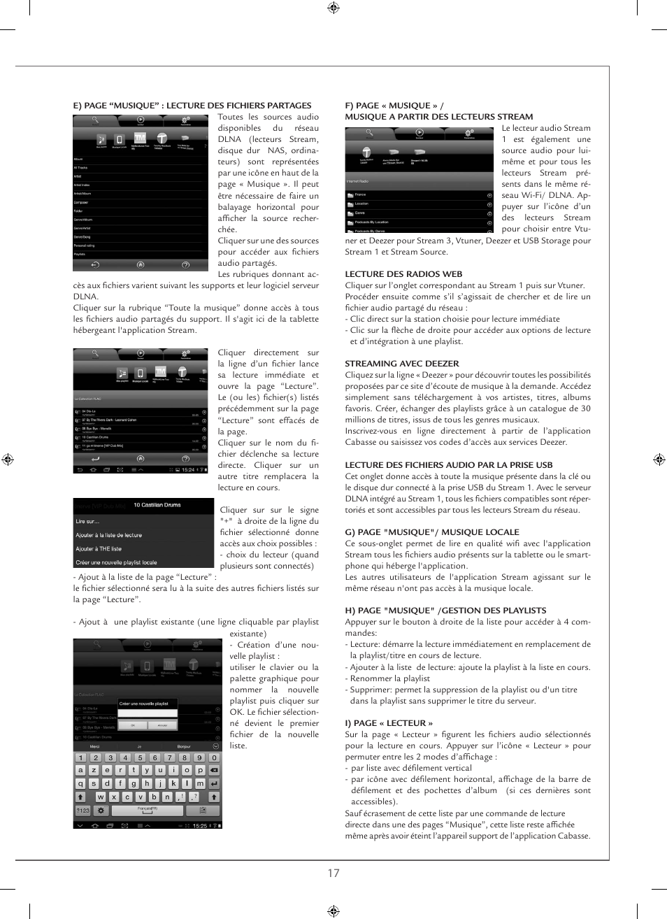 Cabasse STREAM 1 User Manual | Page 17 / 48