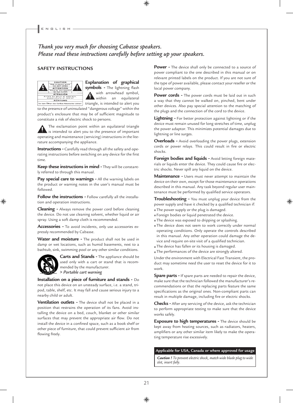 Cabasse STREAM 1 User Manual | Page 21 / 48