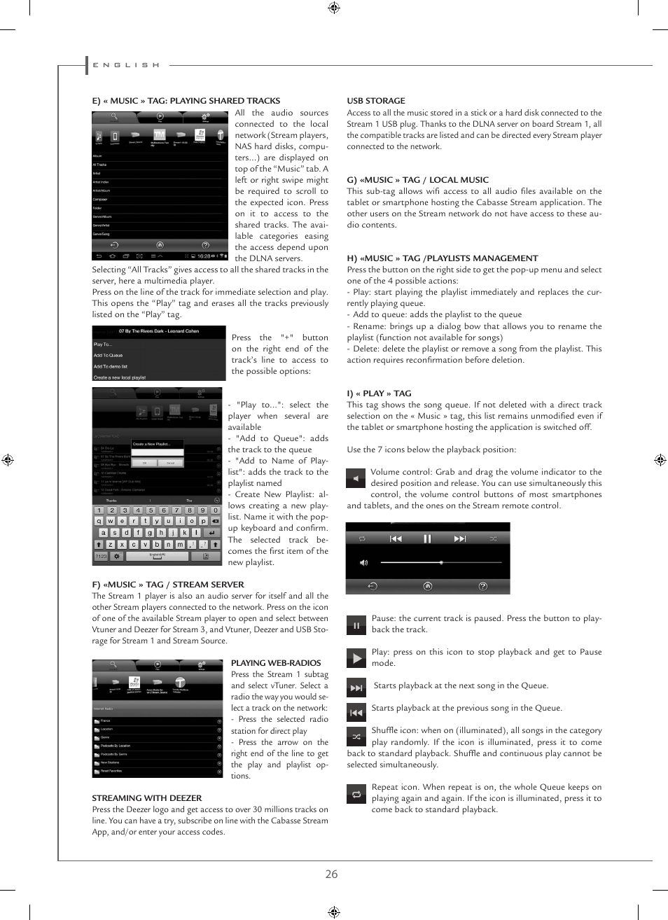 Cabasse STREAM 1 User Manual | Page 26 / 48