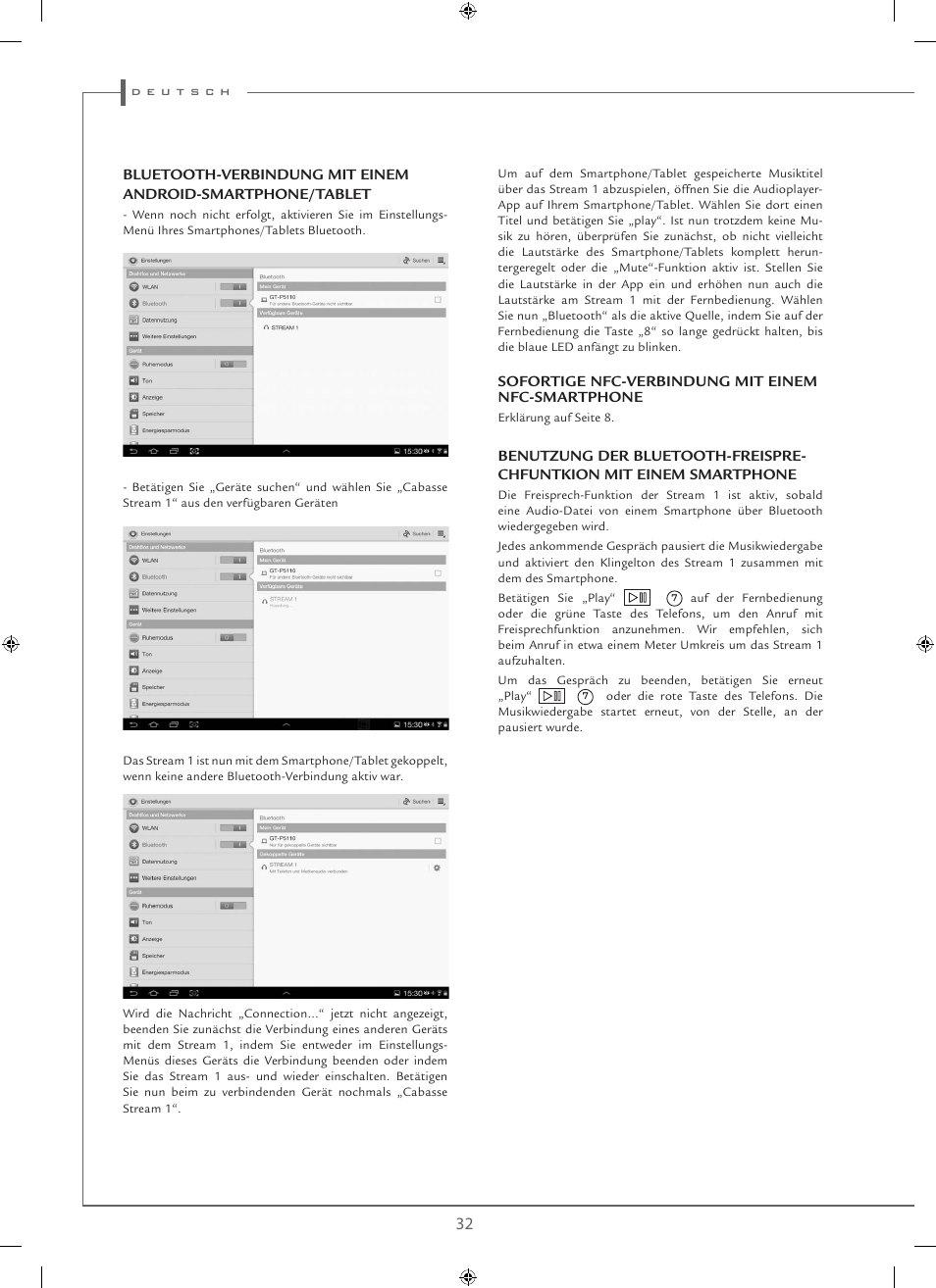 Cabasse STREAM 1 User Manual | Page 32 / 48