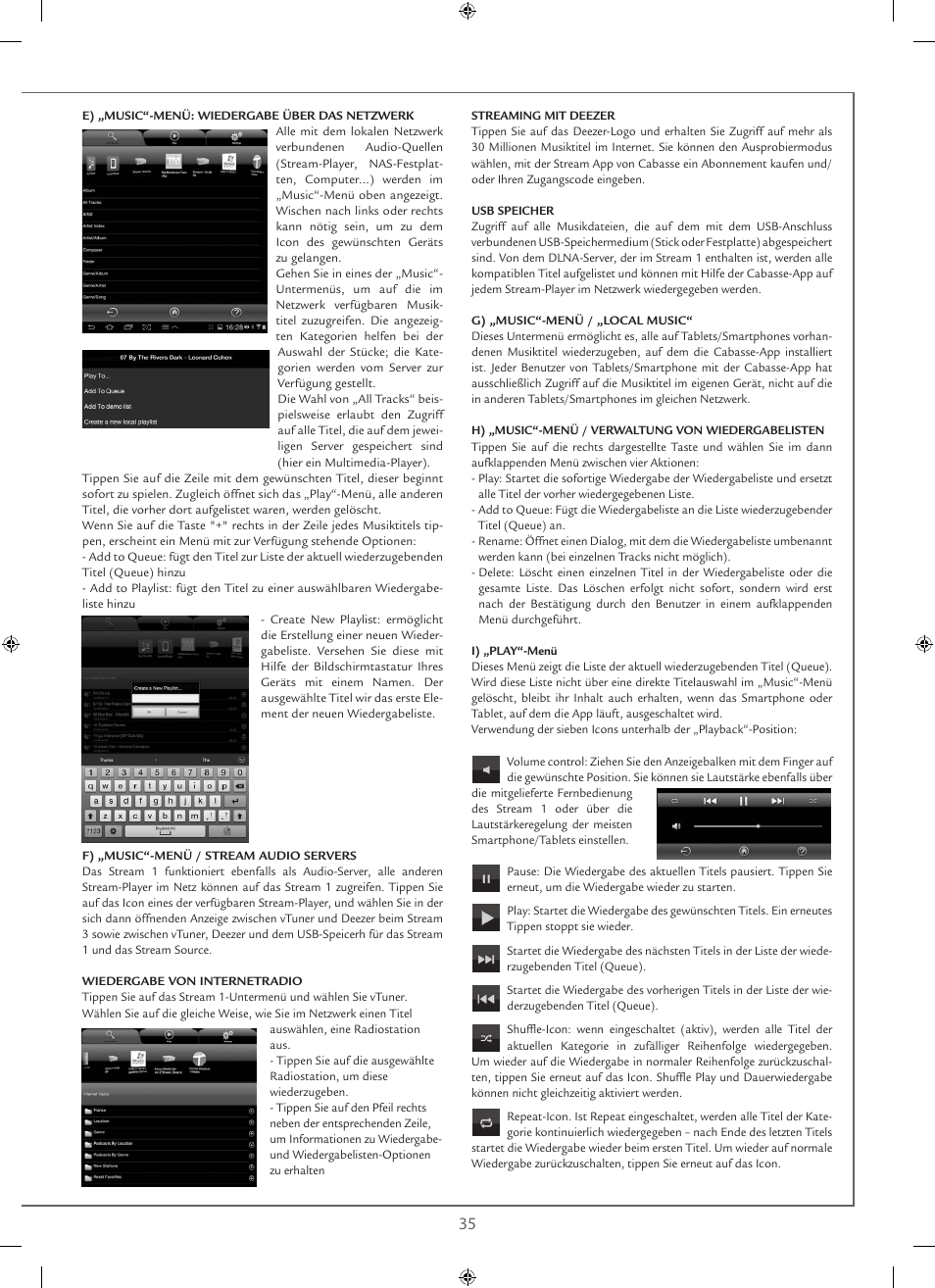 Cabasse STREAM 1 User Manual | Page 35 / 48