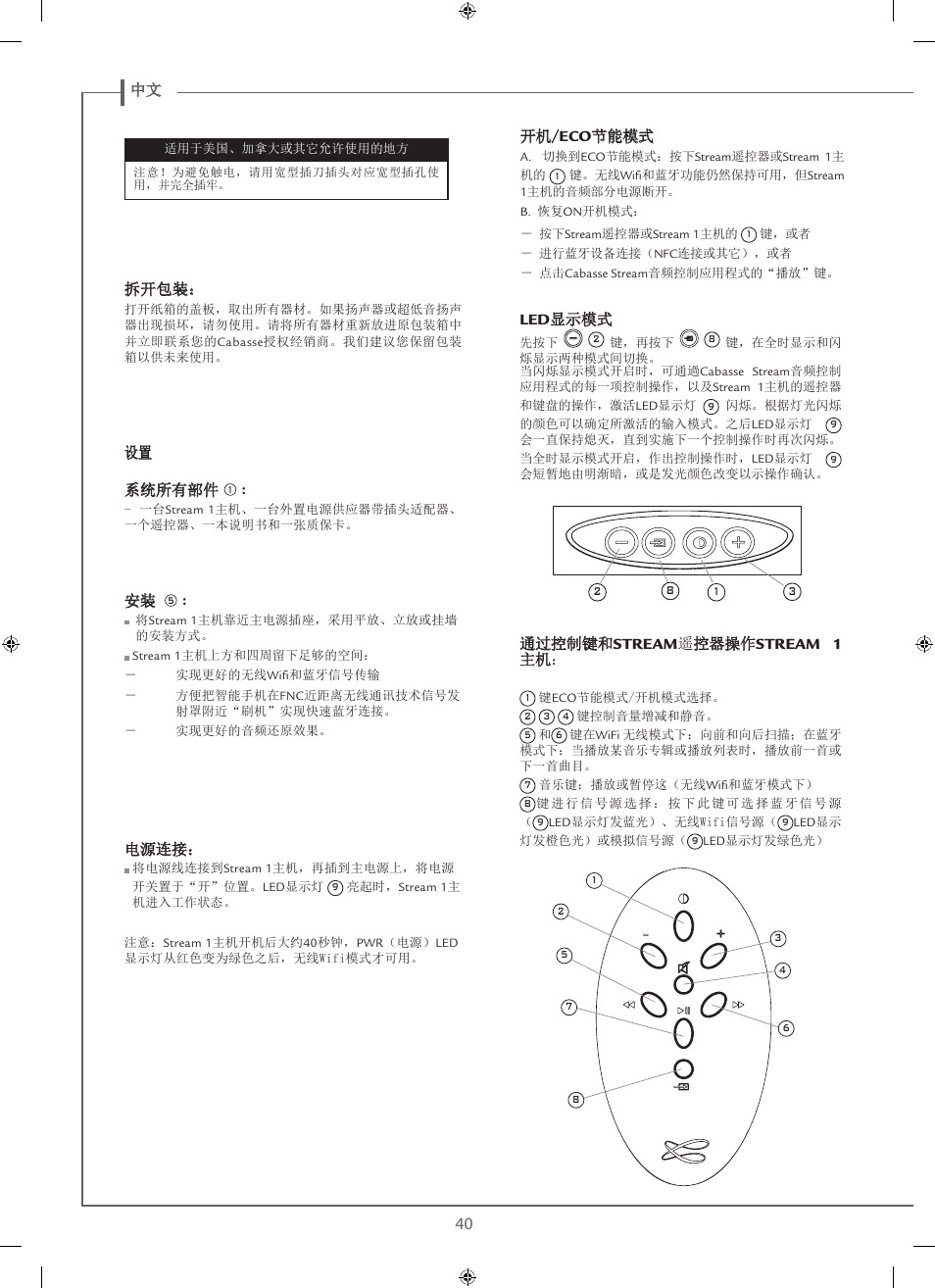 Cabasse STREAM 1 User Manual | Page 40 / 48