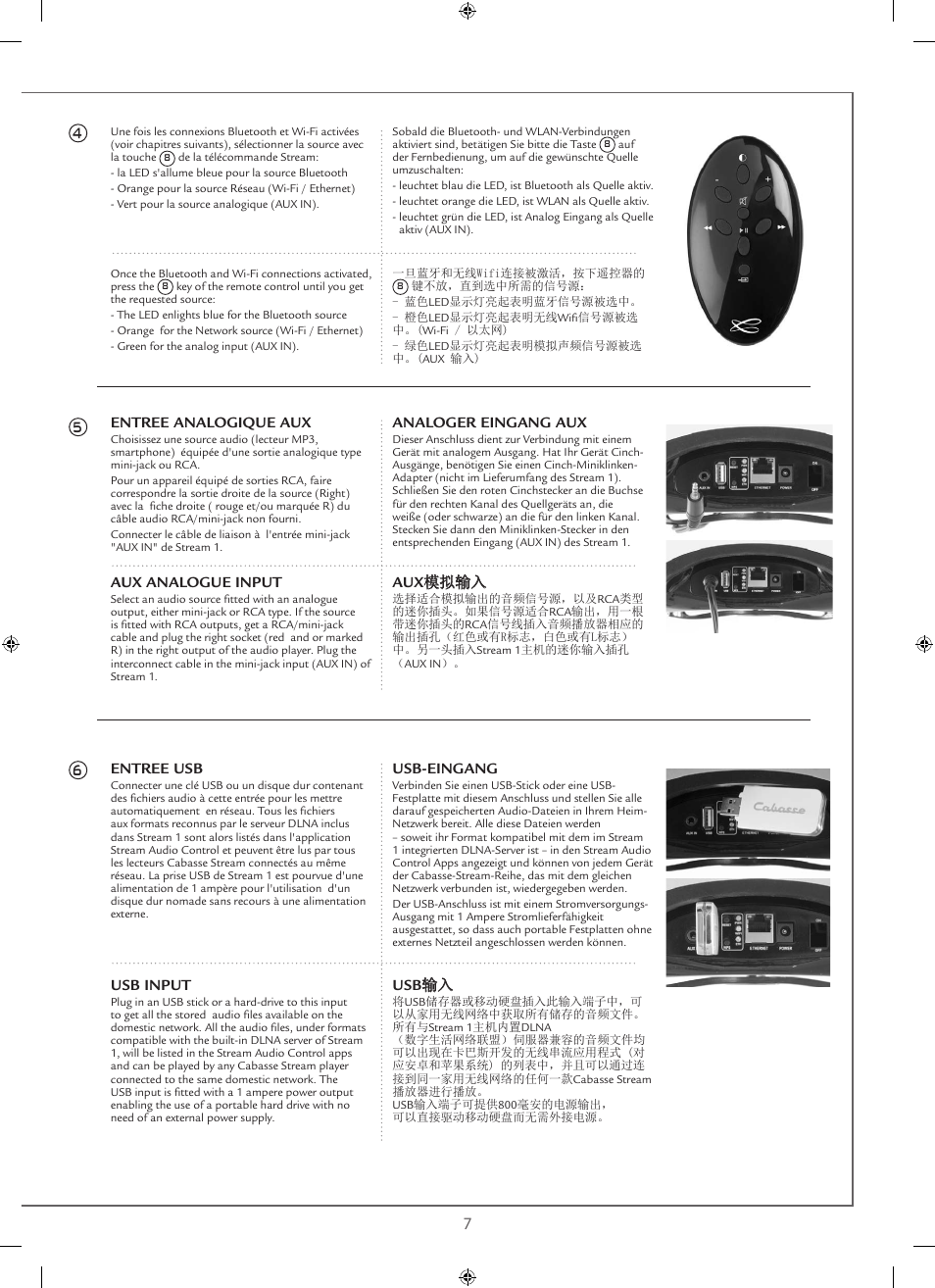 Cabasse STREAM 1 User Manual | Page 7 / 48