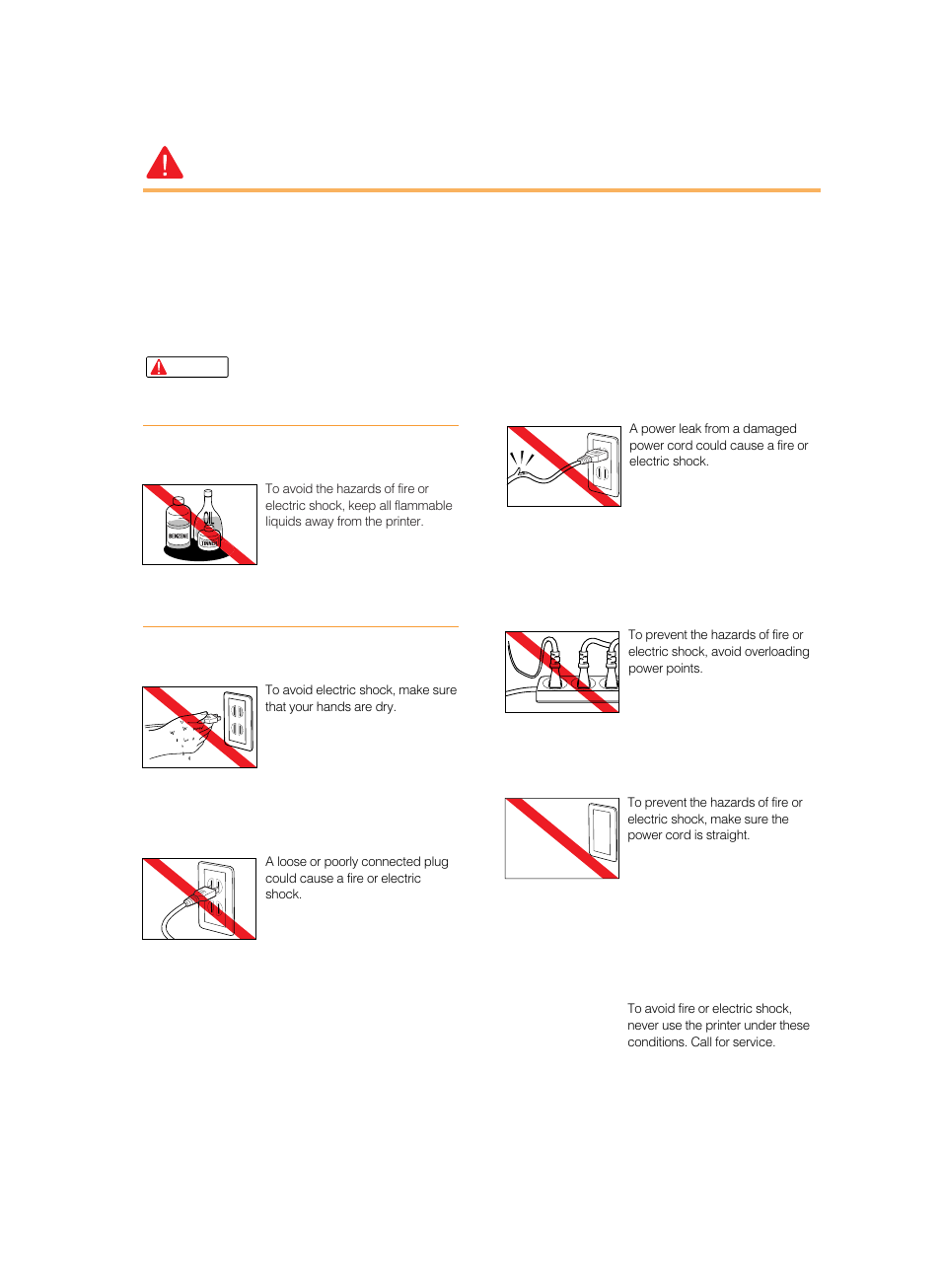 Using the printer safely | Canon BJC-8200 User Manual | Page 4 / 85