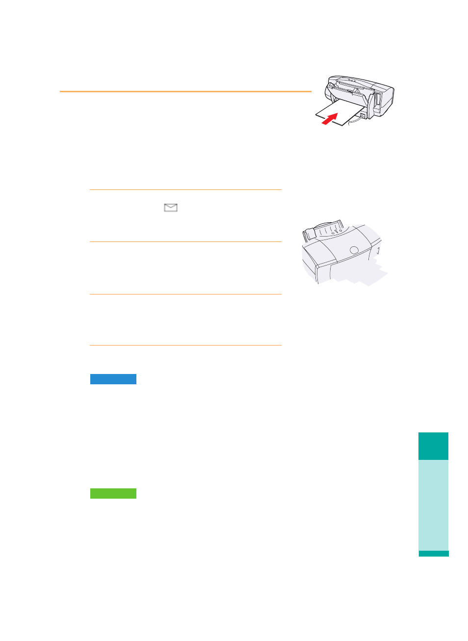 Printing on thick paper | Canon BJC-8200 User Manual | Page 55 / 85