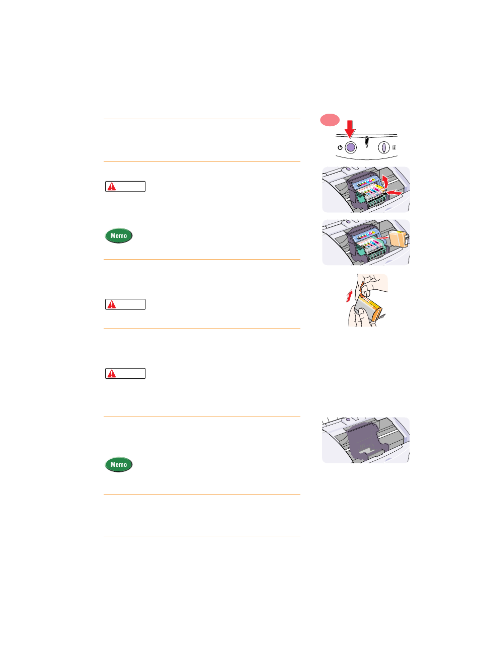 4 replacing an ink tank, Replacing an ink tank (p.74) | Canon BJC-8200 User Manual | Page 76 / 85