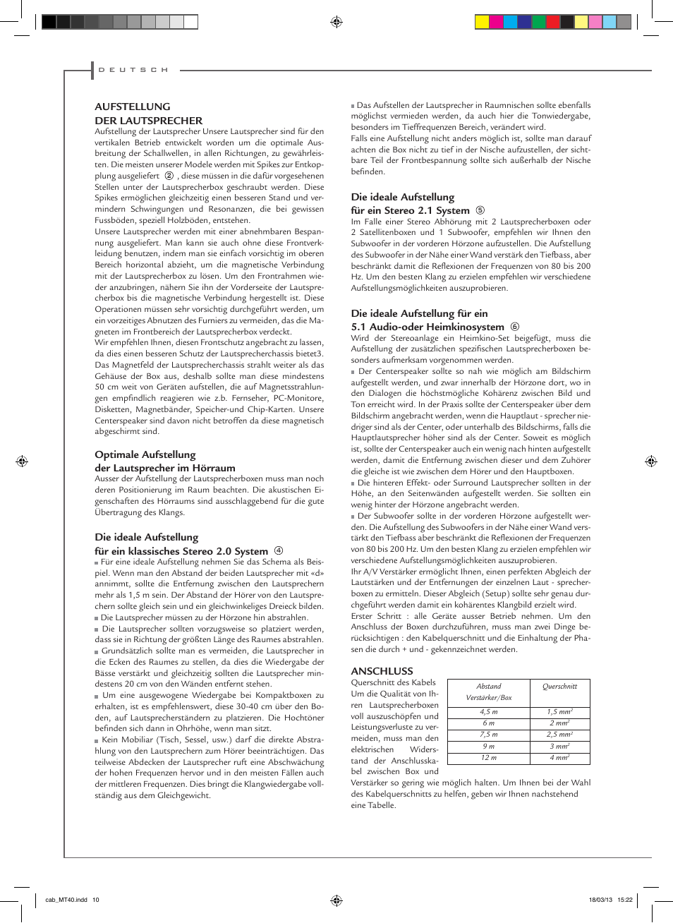 Cabasse MC40 User Manual | Page 10 / 12