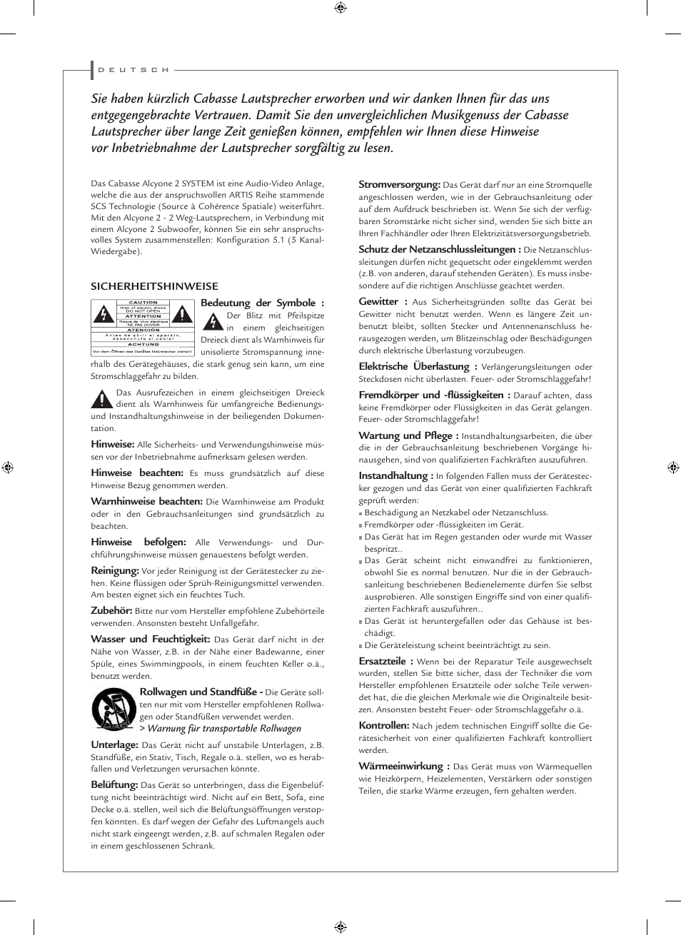 Cabasse ALCYONE 2 User Manual | Page 13 / 20