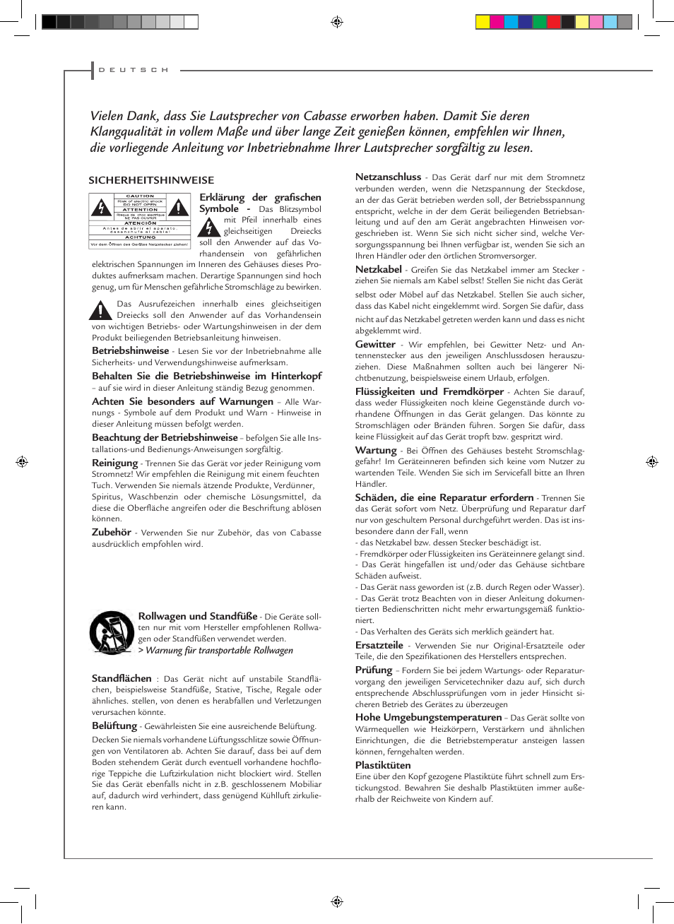 Cabasse ZEF 13 - ZEF 13 TR User Manual | Page 12 / 16