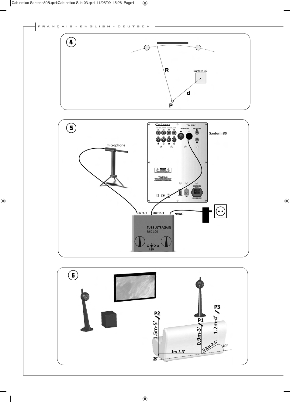 Cabasse SANTORIN 30 User Manual | Page 4 / 20