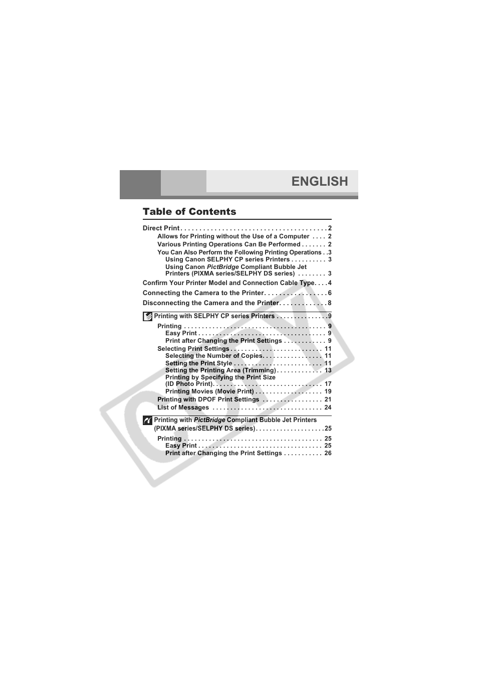 Canon CDI-M157 User Manual | Page 2 / 54