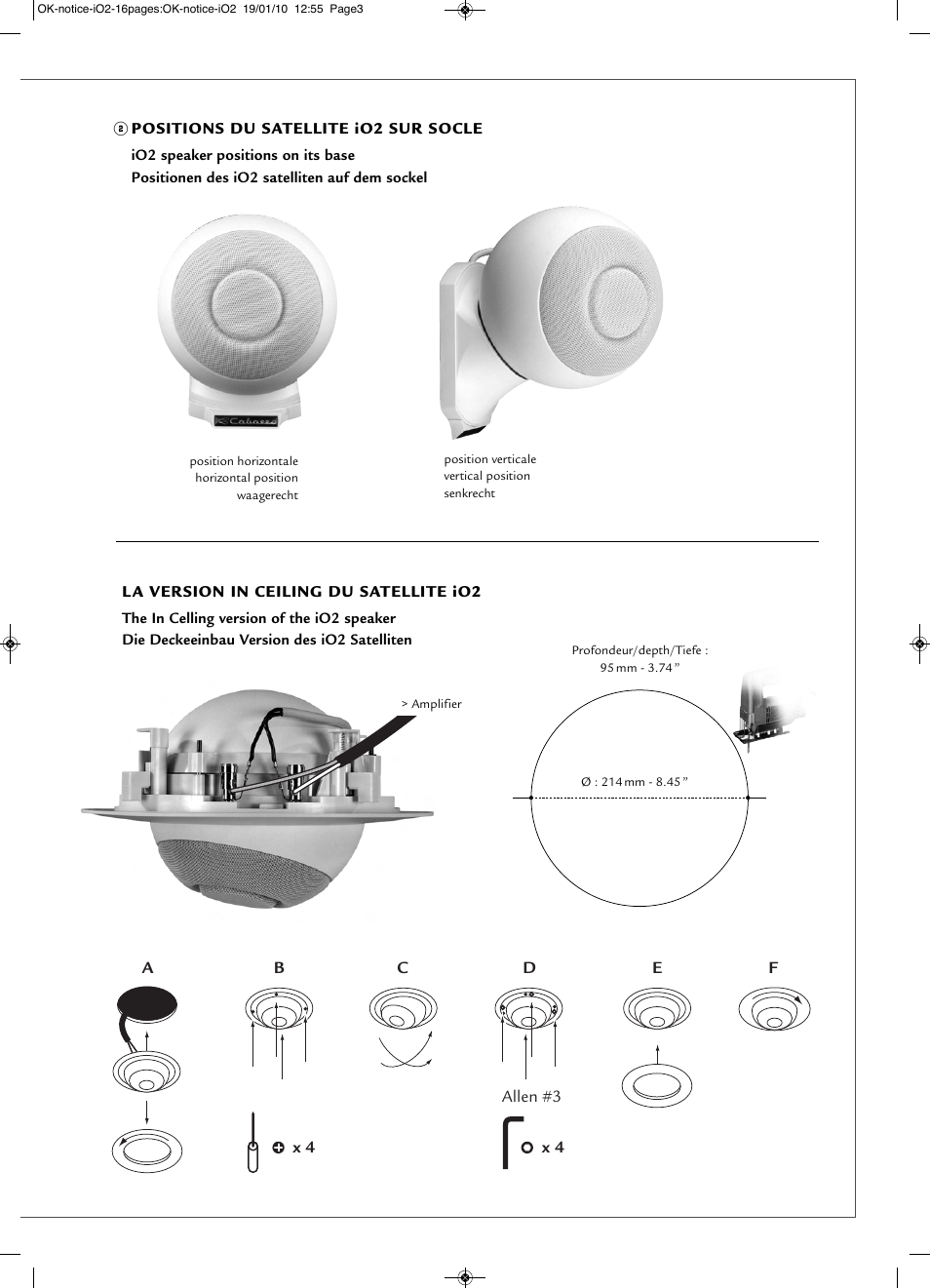 Cabasse iO2 User Manual | Page 3 / 16