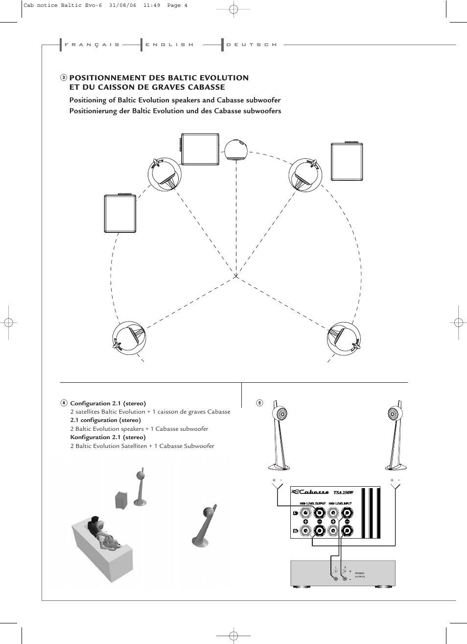 Cabasse Baltic Evolution User Manual | Page 4 / 12