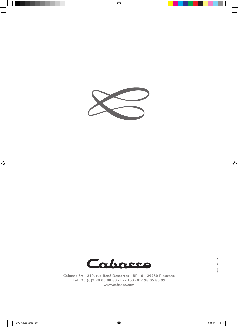 Cabasse ALCYONE User Manual | Page 20 / 20