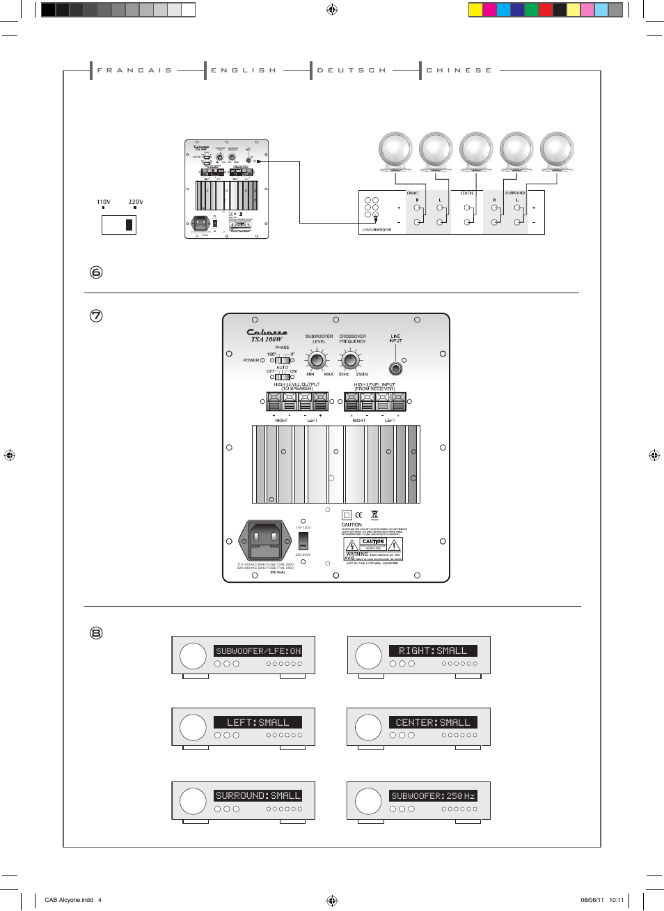 Cabasse ALCYONE User Manual | Page 4 / 20