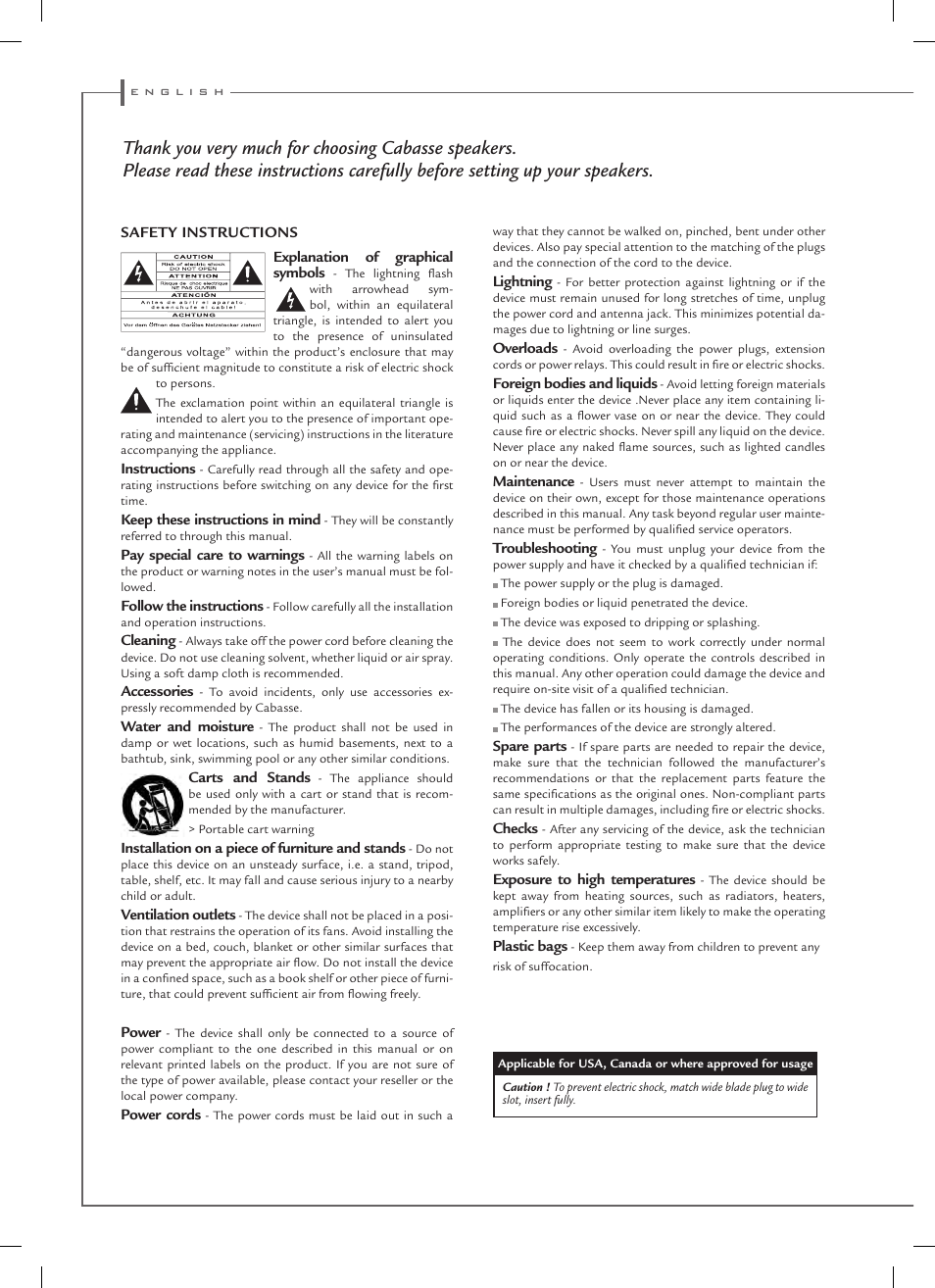 Cabasse SANTORIN IW User Manual | Page 10 / 16