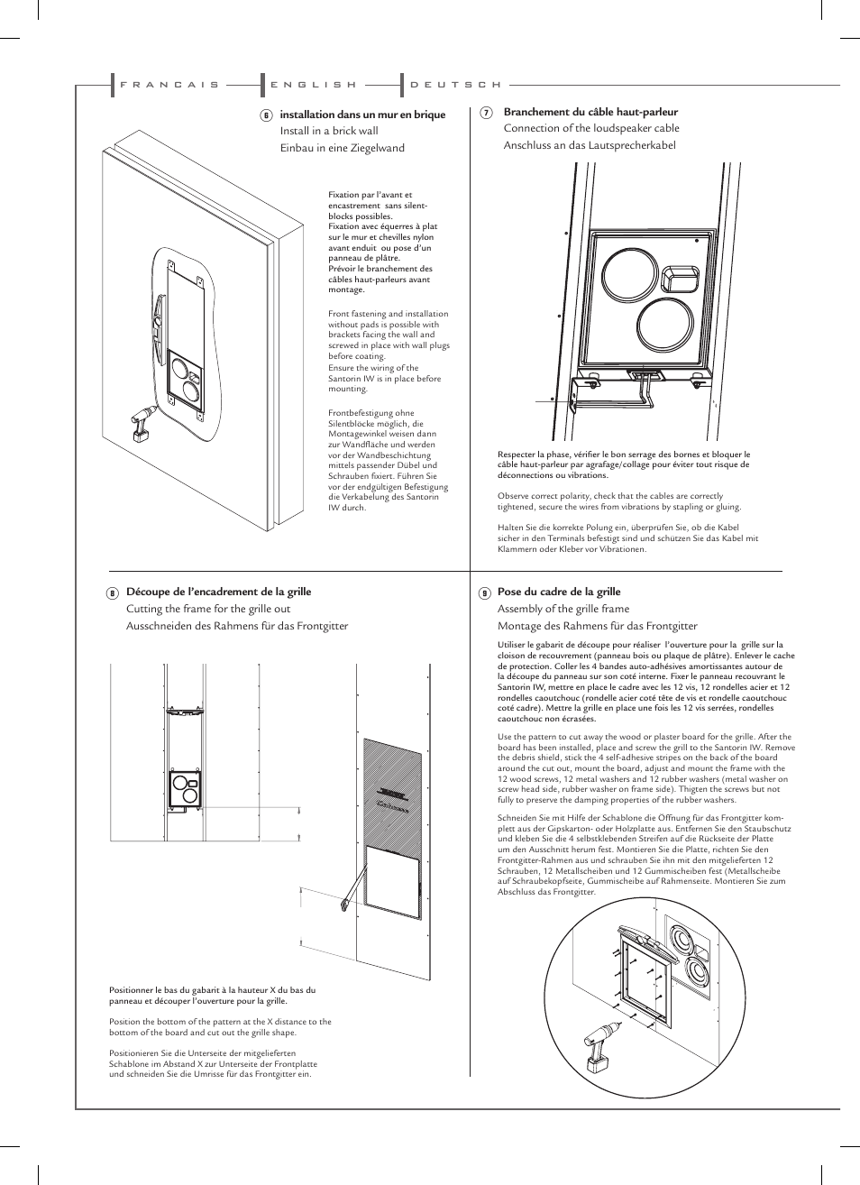 Cabasse SANTORIN IW User Manual | Page 4 / 16