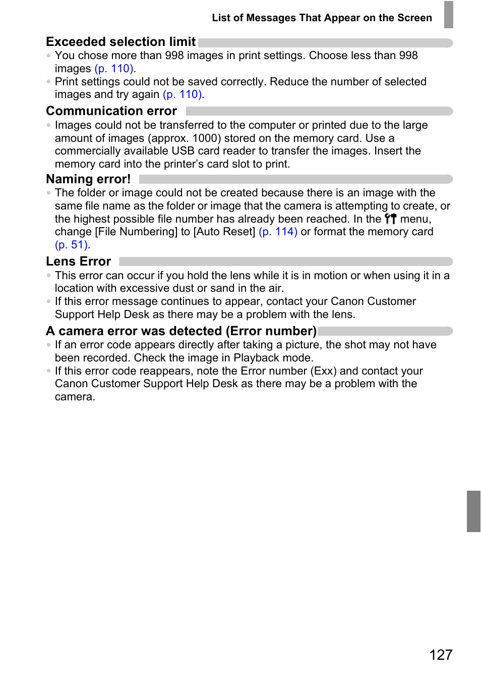 Canon IXUS 105 User Manual | Page 127 / 142