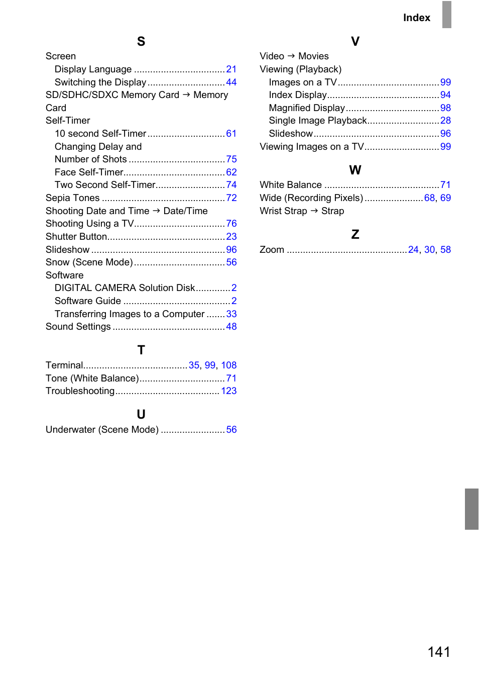 Canon IXUS 105 User Manual | Page 141 / 142