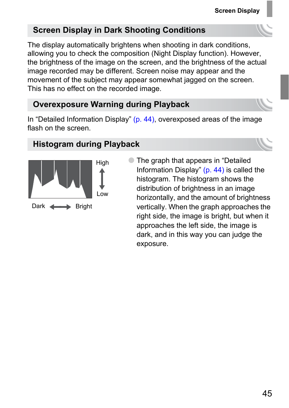 Canon IXUS 105 User Manual | Page 45 / 142