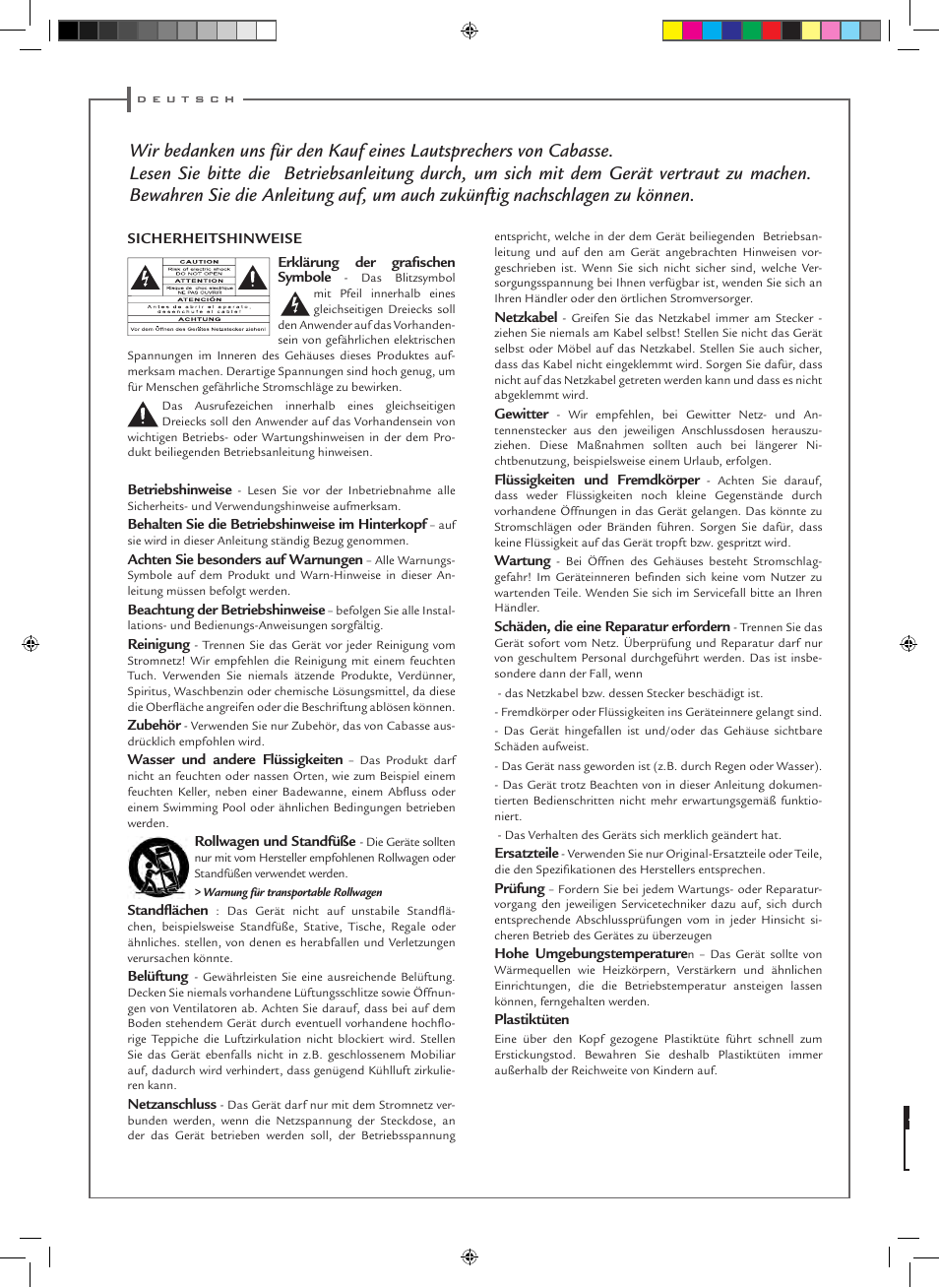 Cabasse Оcean User Manual | Page 29 / 40