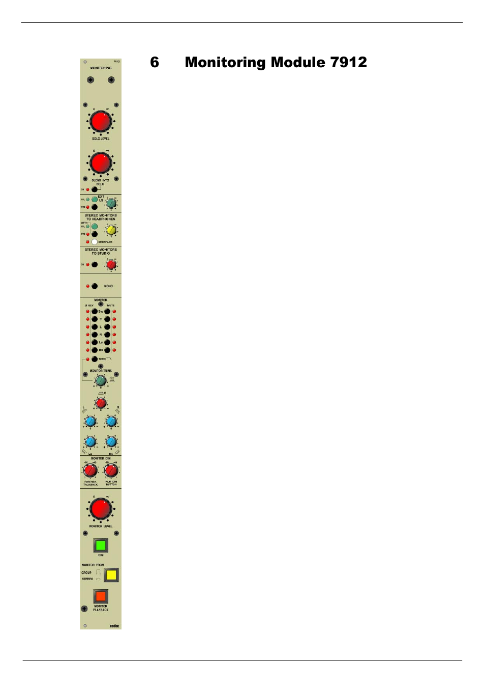 6 monitoring module 7912 | Cadac C-Type User Manual | Page 43 / 66
