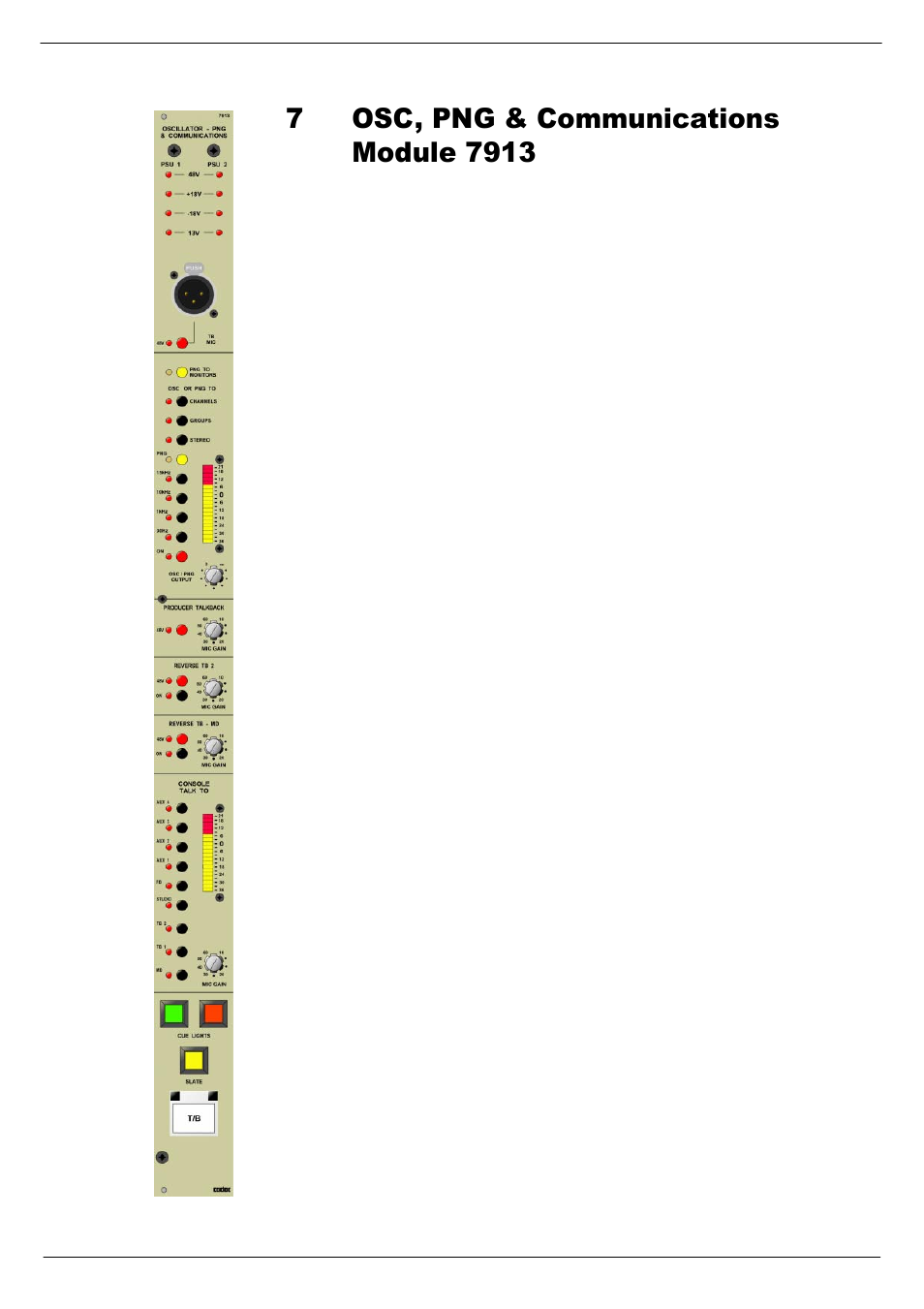 7 osc, png & communications module 7913, 26&/#31*#)#&rppxqlfdwlrqv#0rgxoh#:<4611111111 #:04 | Cadac C-Type User Manual | Page 51 / 66