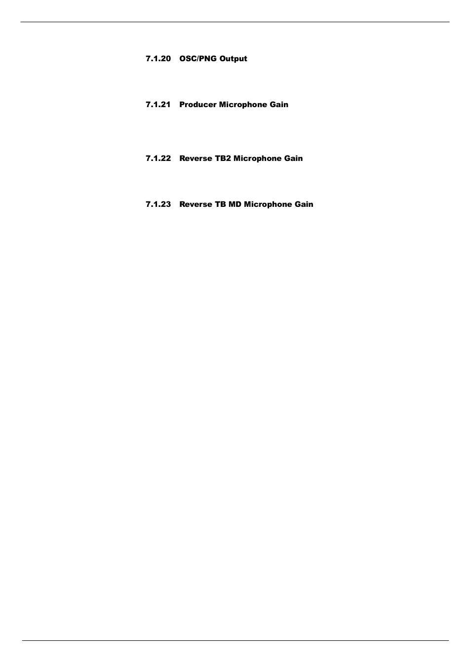 20 osc/png output, 21 producer microphone gain, 22 reverse tb2 microphone gain | 23 reverse tb md microphone gain, 21 producer mic gain, 22 reverse tb2 mic gain, 23 reverse tb md mic gain | Cadac C-Type User Manual | Page 55 / 66