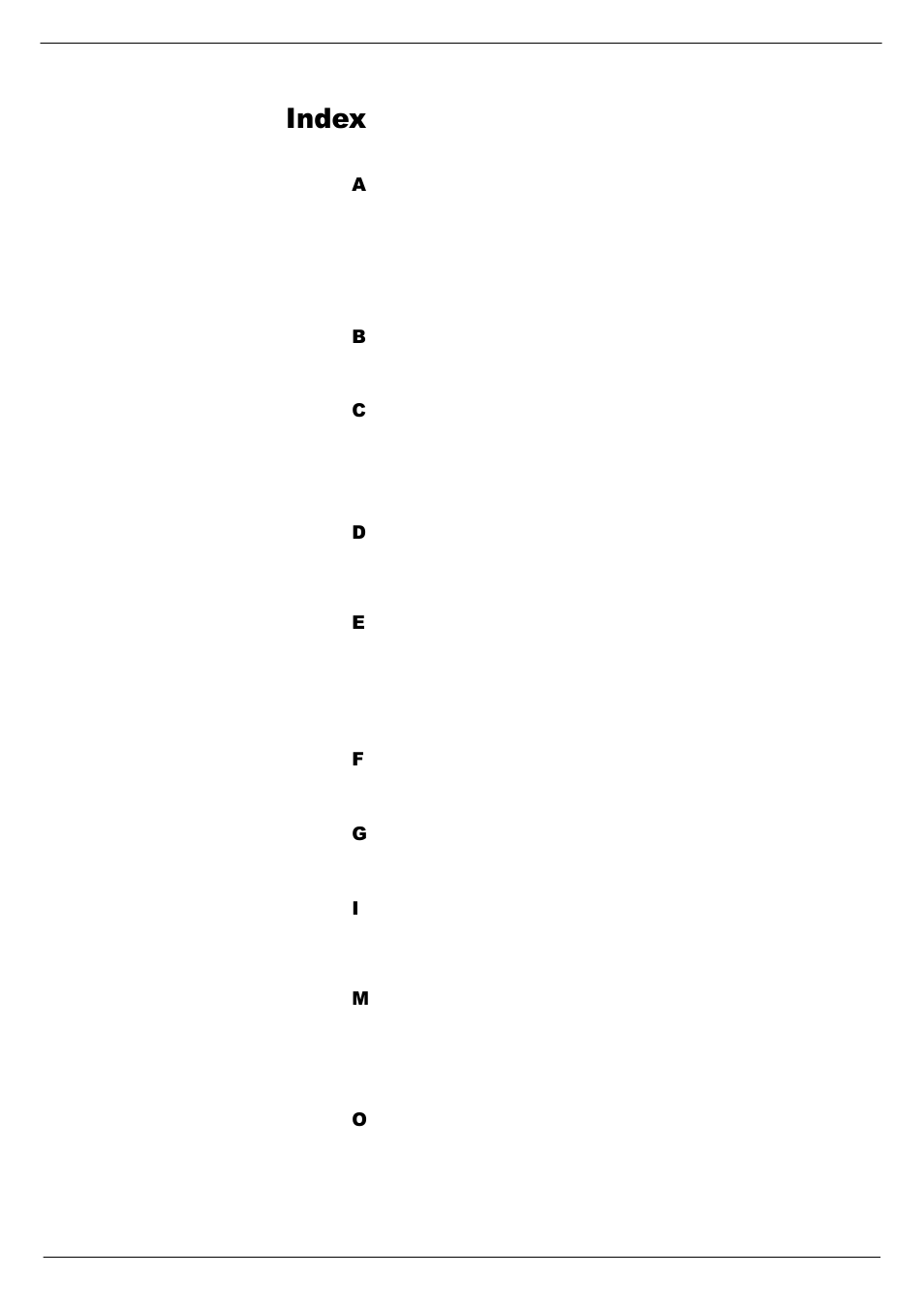 Index | Cadac C-Type User Manual | Page 65 / 66