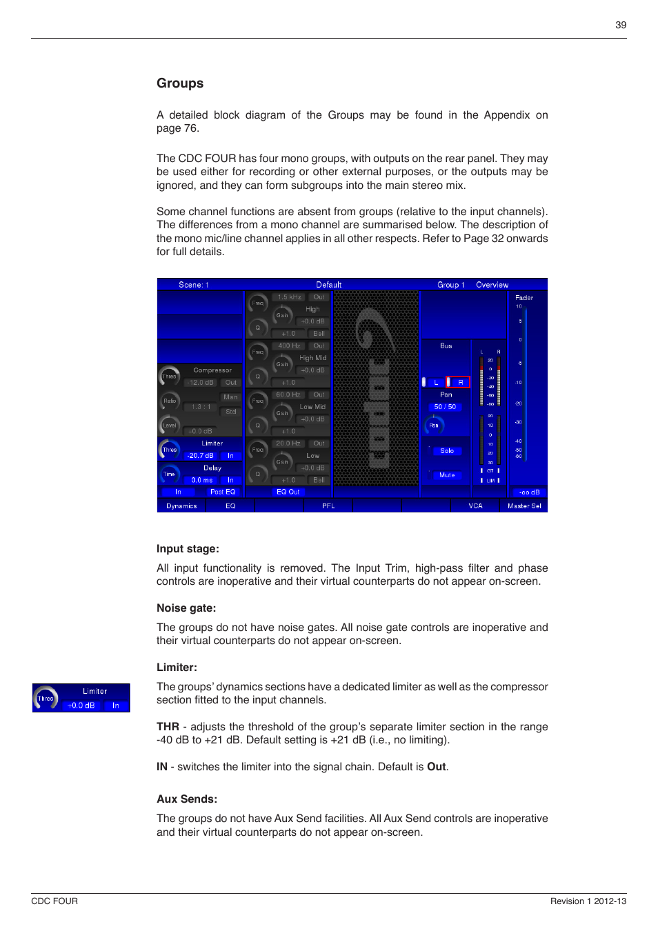 Groups 39 | Cadac CDC four User Manual | Page 39 / 83