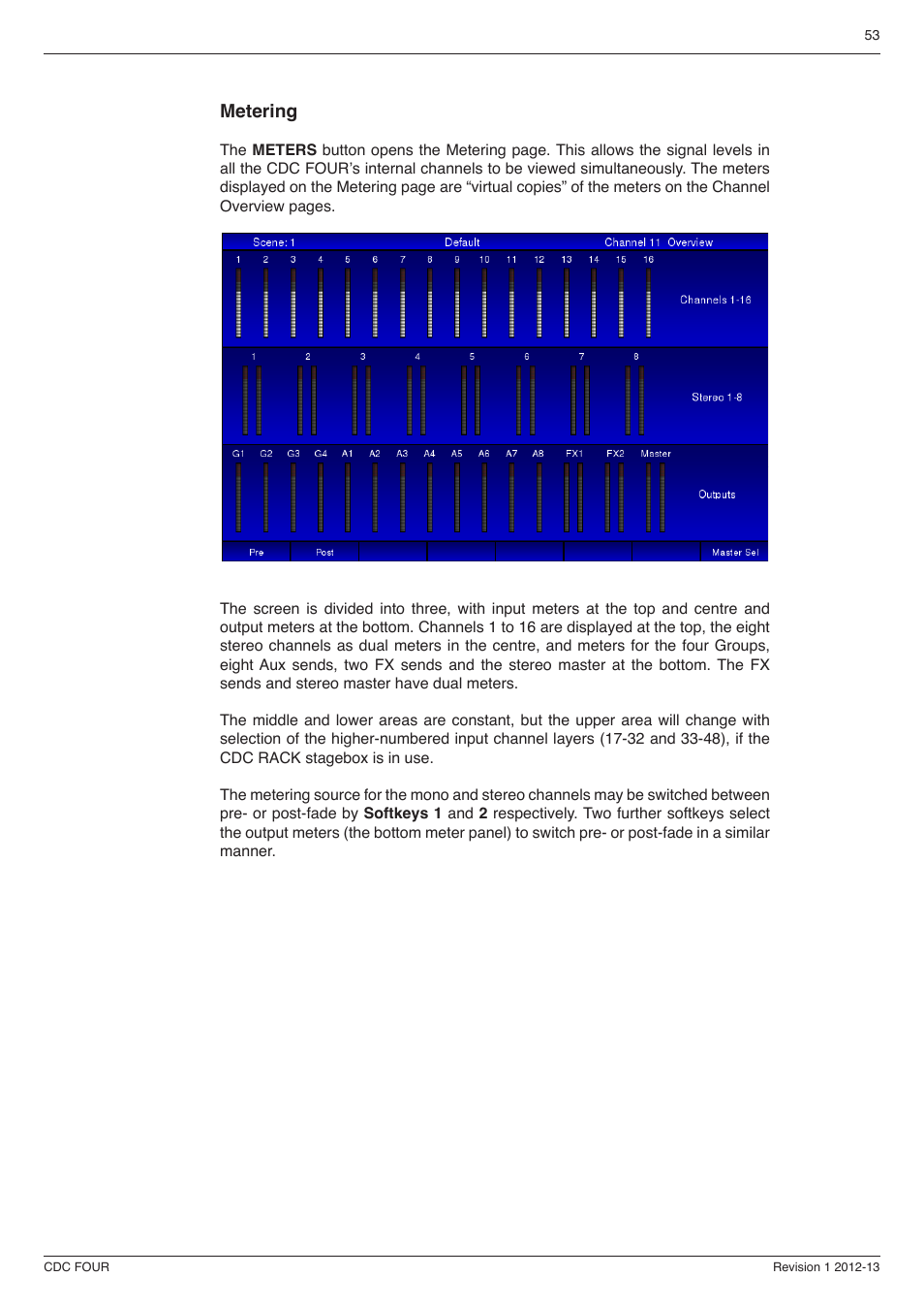 Metering 53 | Cadac CDC four User Manual | Page 53 / 83