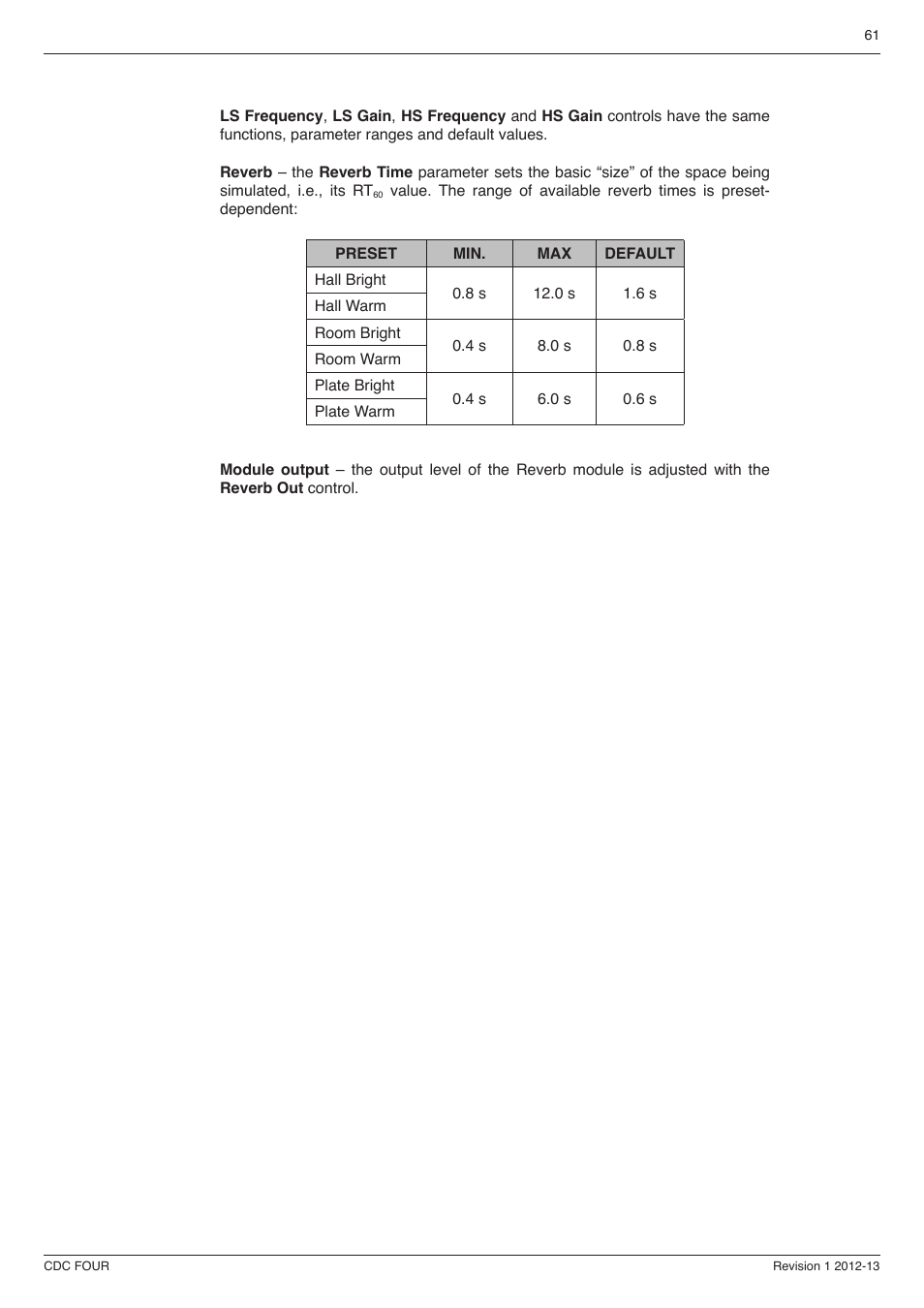 Cadac CDC four User Manual | Page 61 / 83