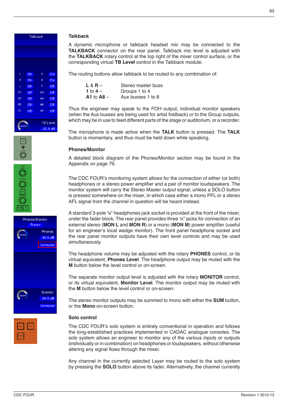 Cadac CDC four User Manual | Page 63 / 83