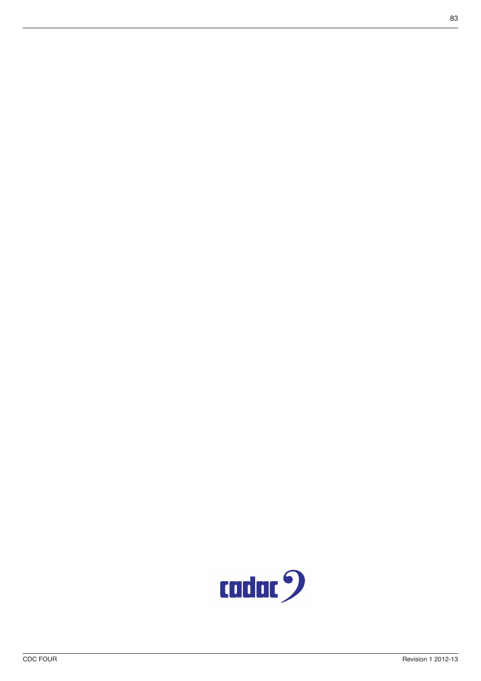 Cadac CDC four User Manual | Page 83 / 83