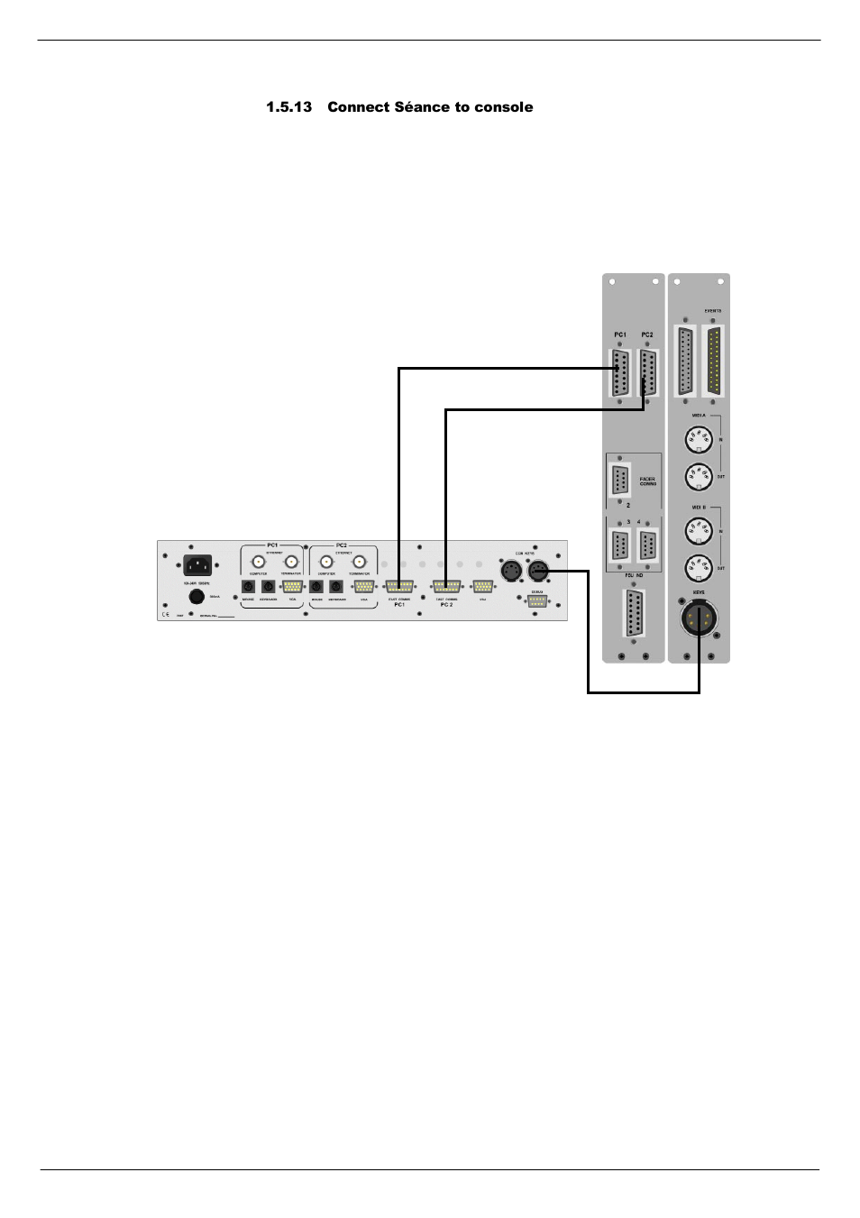 13 connect séance to console | Cadac F-Type User Manual | Page 25 / 108