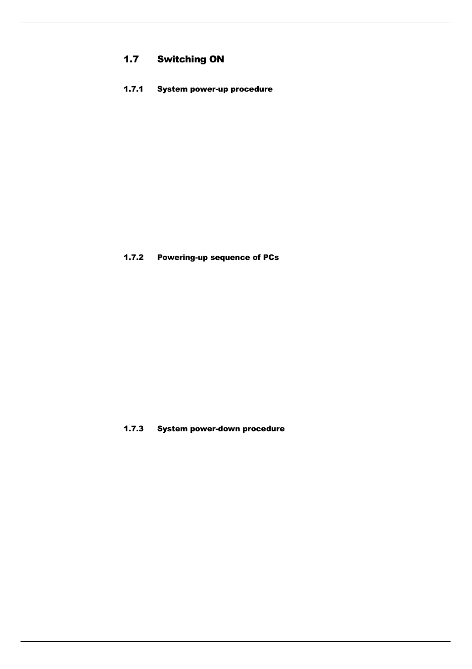 7 switching on, 1 system power-up procedure, 2 powering-up sequence of pcs | 3 system power-down procedure, Switching on -20, 6zlwfklqj#21 | Cadac F-Type User Manual | Page 28 / 108