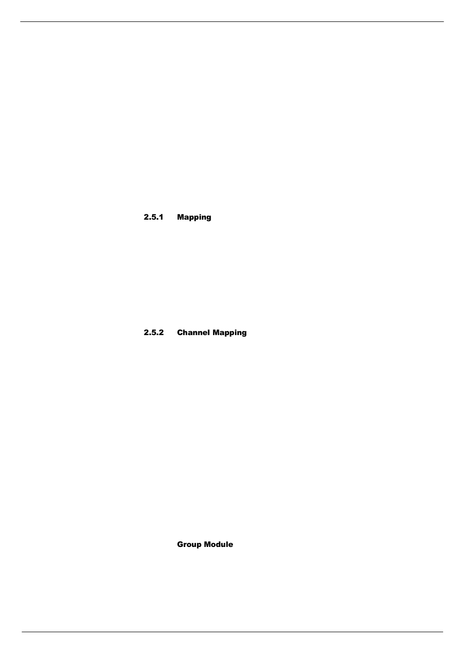 1 mapping, 2 channel mapping | Cadac F-Type User Manual | Page 39 / 108