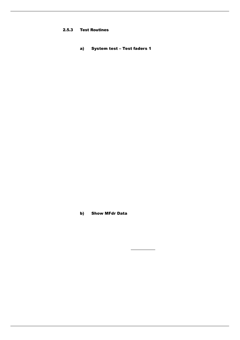 3 test routines | Cadac F-Type User Manual | Page 40 / 108