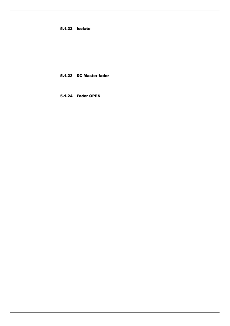 22 isolate, 23 dc master fader, 24 fader open | Cadac F-Type User Manual | Page 70 / 108