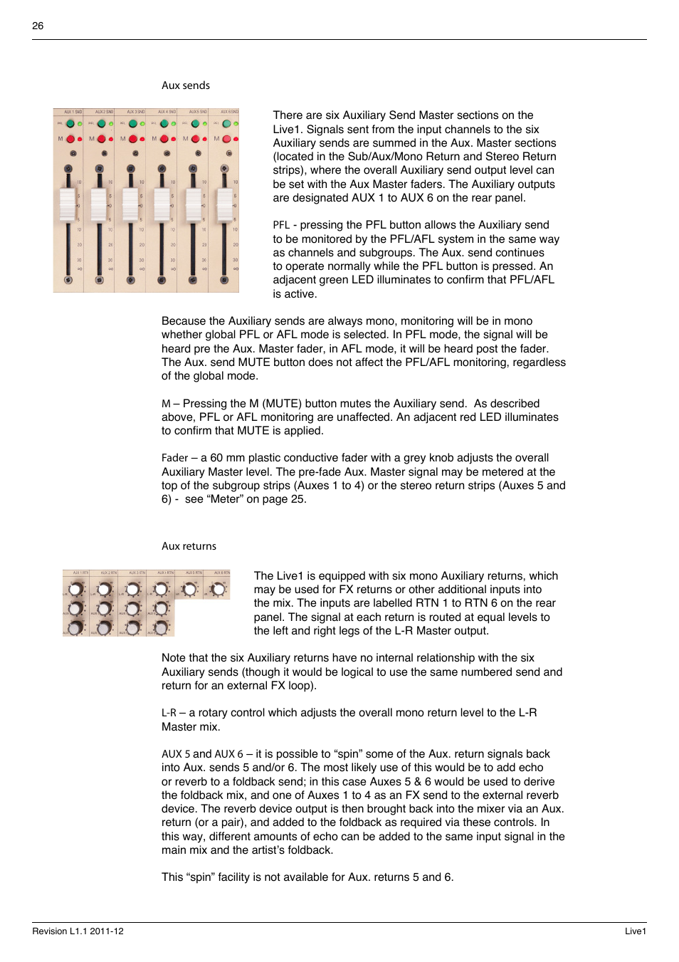 Cadac LIVE1 User Manual | Page 26 / 32