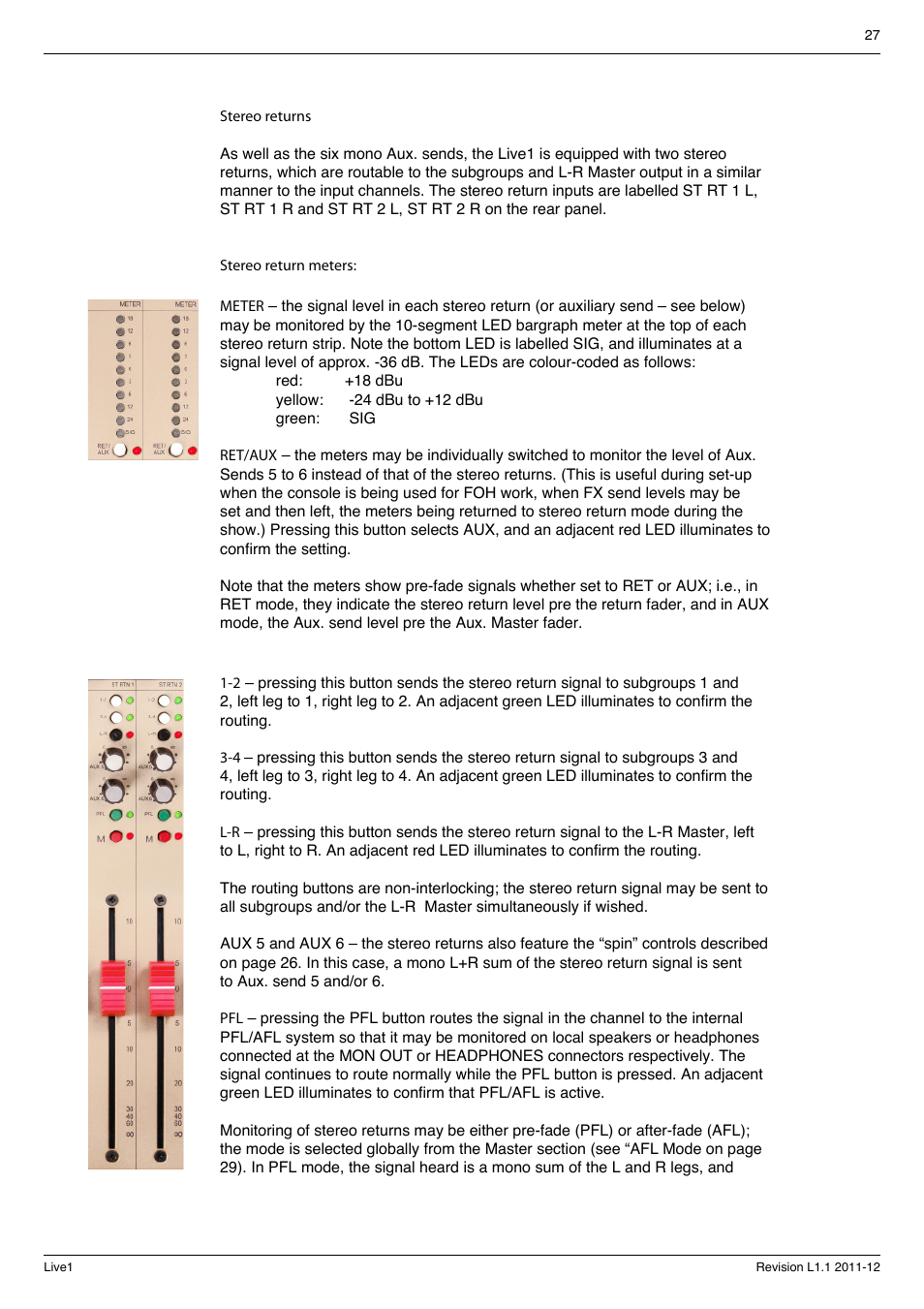 Cadac LIVE1 User Manual | Page 27 / 32