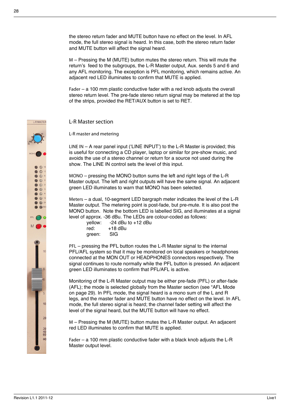 Cadac LIVE1 User Manual | Page 28 / 32