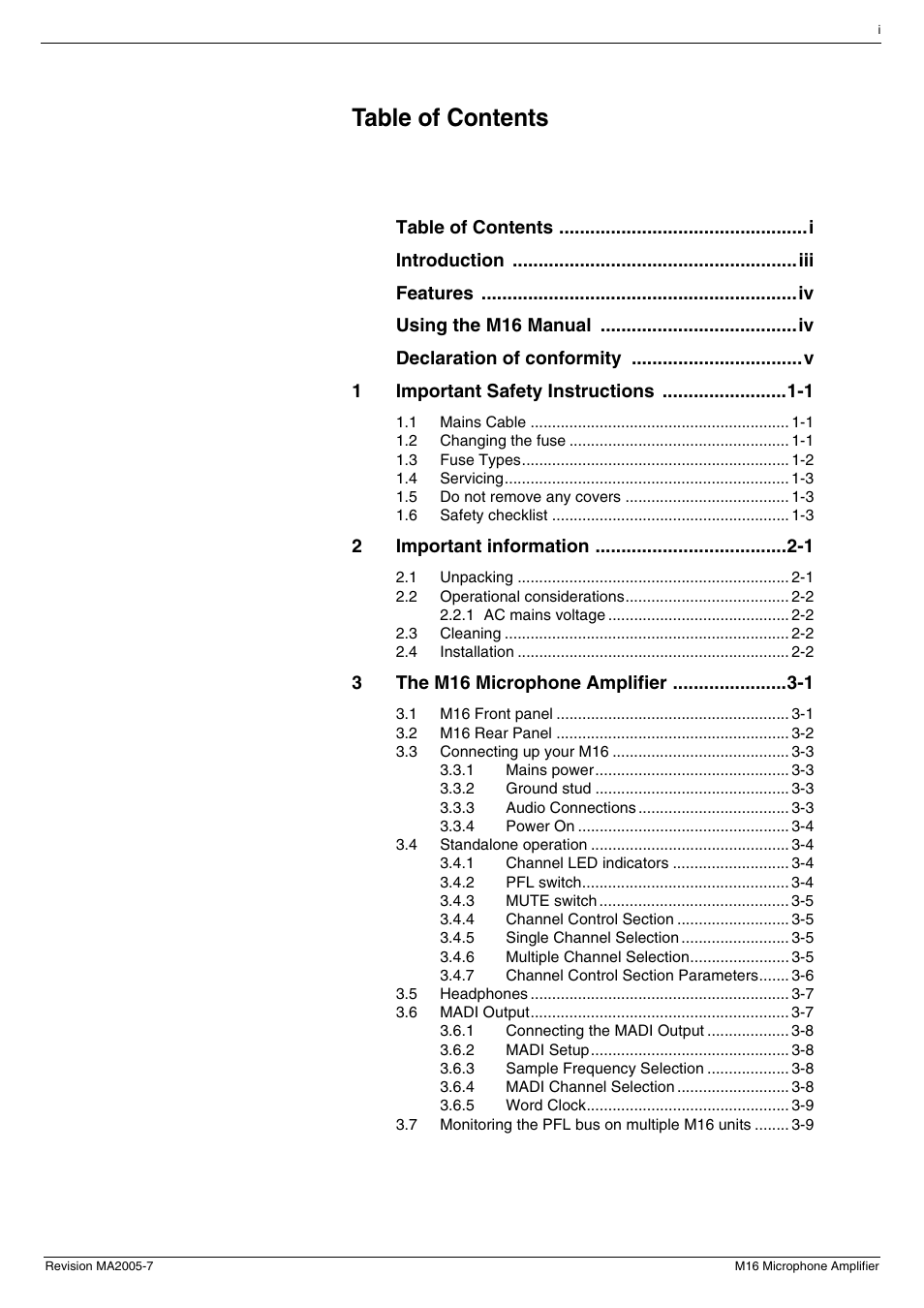 Cadac M16 User Manual | Page 3 / 55