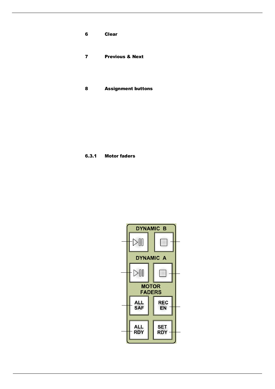 1 motor faders | Cadac R-Type User Manual | Page 45 / 139