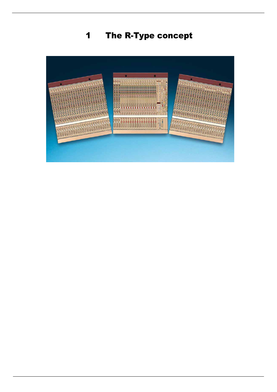1 the r-type concept | Cadac R-Type User Manual | Page 9 / 139