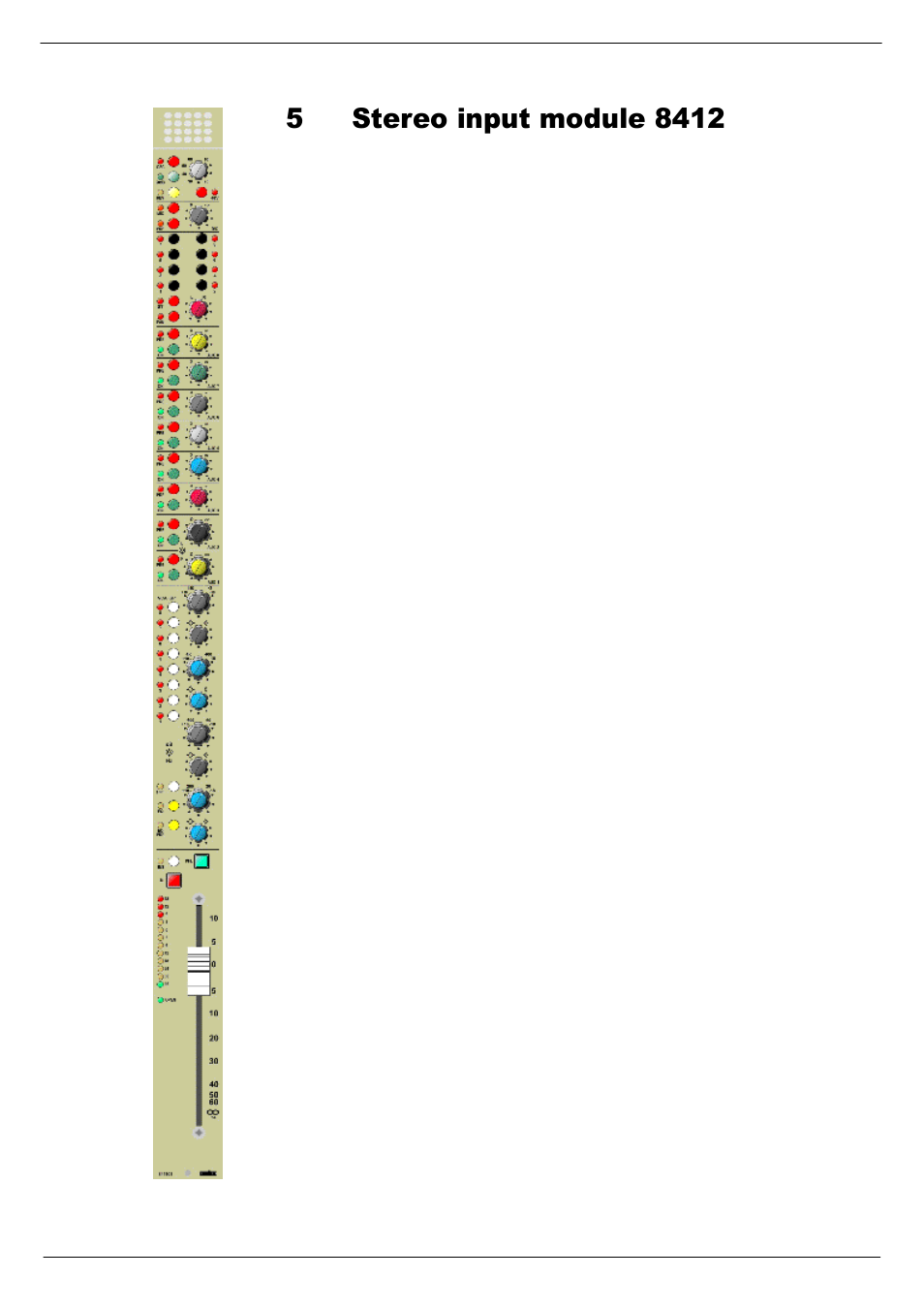5 stereo input module 8412 | Cadac S-Type User Manual | Page 29 / 74