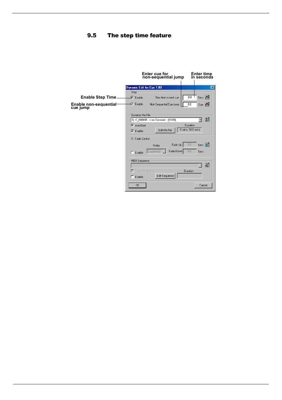 5 the step time feature, The step time feature -5, 18 7kh#vwhs#wlph#ihdwxuh | Cadac SAM User Manual | Page 91 / 96