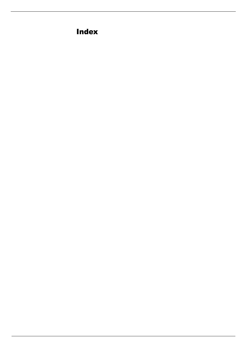 Index | Cadac Seance User Manual | Page 37 / 39