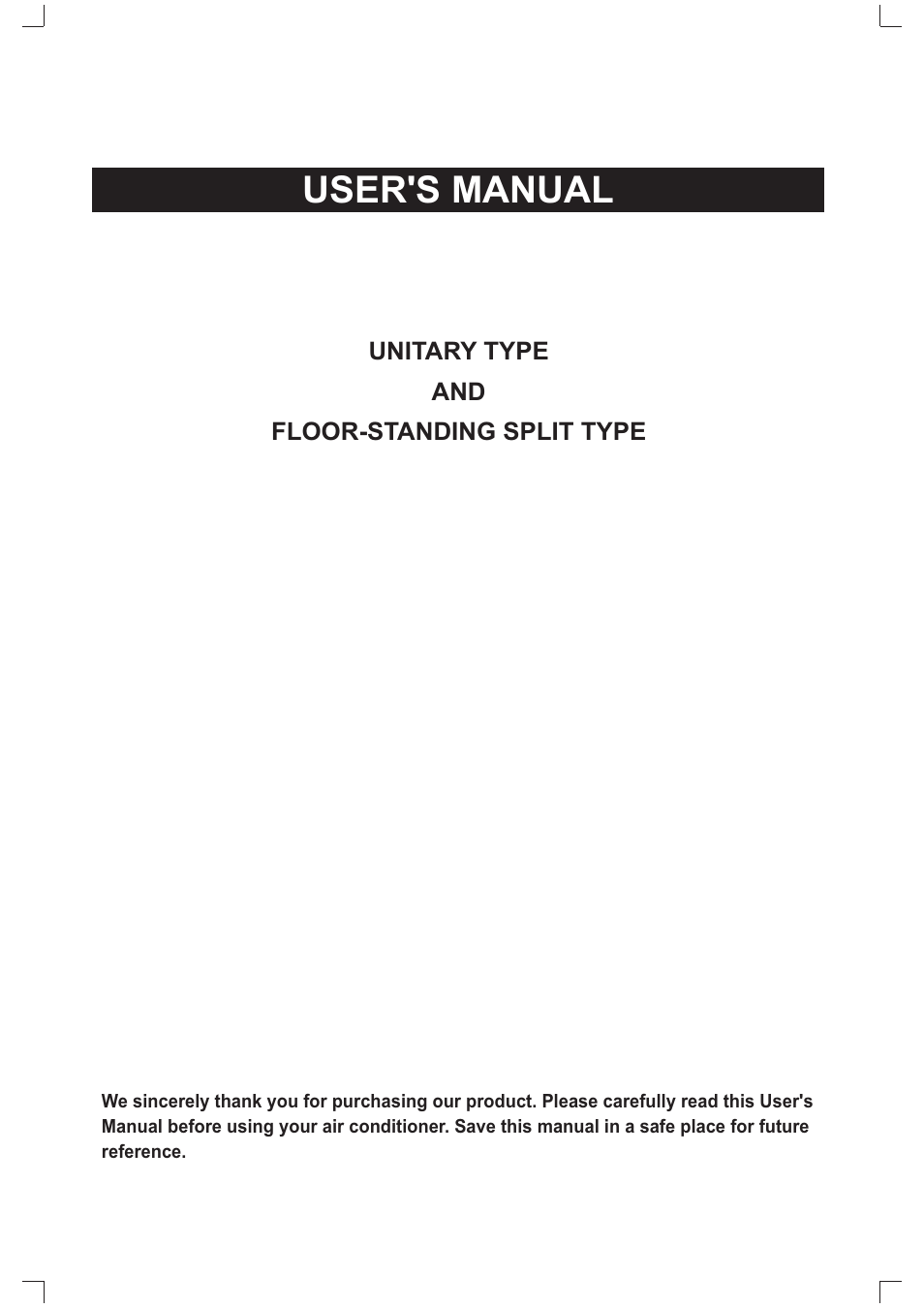 Campomatic AC50MF User Manual | 13 pages